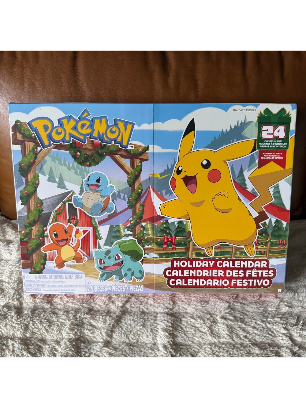 Pokemon Holiday Calendar 2026 Costco Exclusive 24 Figures Pikachu Advent NEW